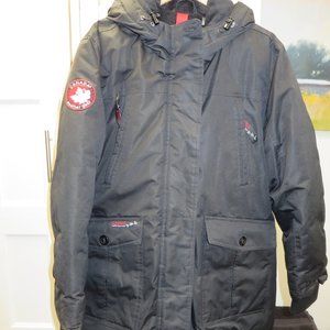 CANADA WEATHER GEAR Black Heavy Down Jacket 1X